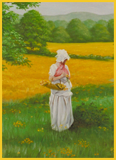 Girl in Golden Field