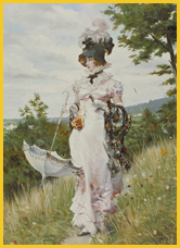 The Summer Stroll after Giovanni Boldini