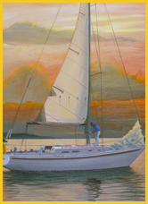 Anchoring at Sunset