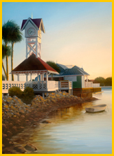 Bridge Street Pier, Sunrise, Ana Maria Island, FL