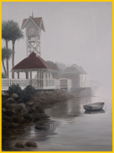 Bridge Street Pier, Foggy Day, Ana Maria Island, FL