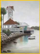 Bridge Street Pier, Overcast Day, Ana Maria Island, FL